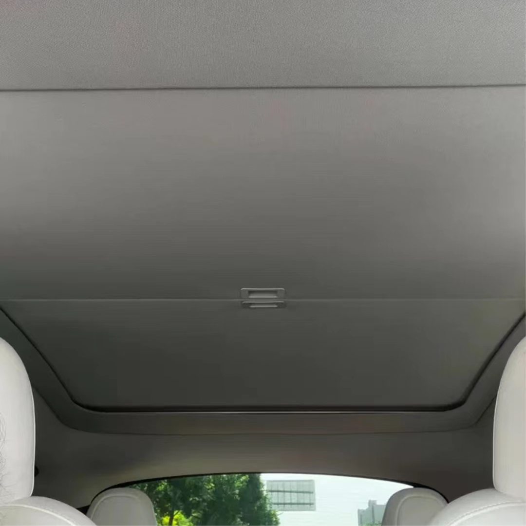 Retractable Sunshade Glass Push-Pull Roof Roller for Model Y (One Piece)