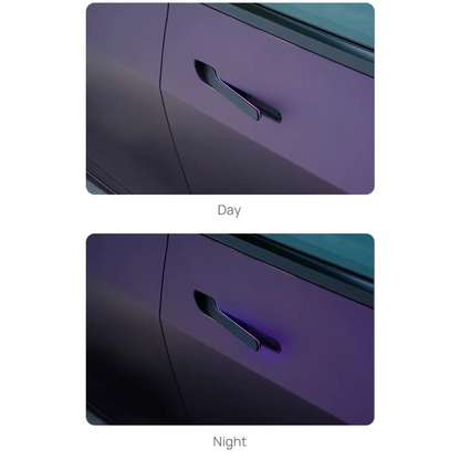 Electric Dazzling Auto Present Door Handles Set with LED (4 PCS) for Model 3 / Y (new wireless version)