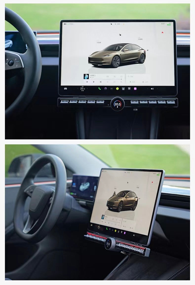 Center Console Physical Control Button Multiple Functions for Tesla Model 3 / Y